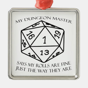 My Dungeon Master Metal Ornament