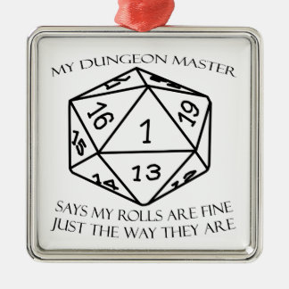 My Dungeon Master Metal Ornament