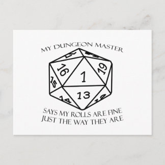My Dungeon Master Postcard