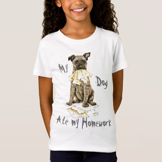 My Dutch Shepherd Ate My Homework T-Shirt (Front)