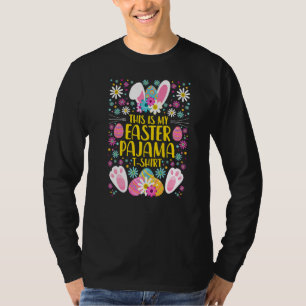 My Easter Pajama Costume Bunny Ears Rabbit Paws Ea T-Shirt
