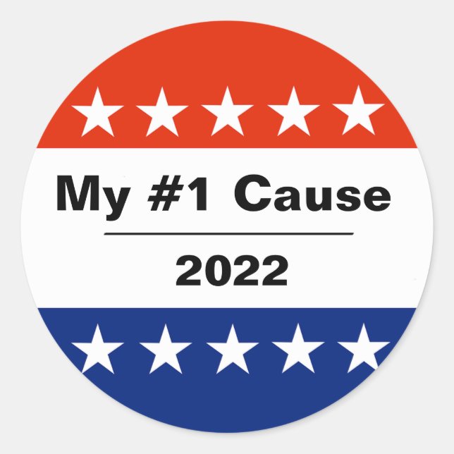 My Election Issue 2022 Classic Round Sticker (Front)