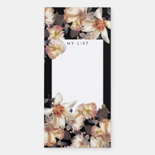 my embellished florals magnetic notepad