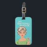 My emotional baggage luggage tag<br><div class="desc">It goes with you everywhere so you might as well take it on vacation with you too. My emotional baggage. Funny,  irreverent,  Bluntcard.</div>