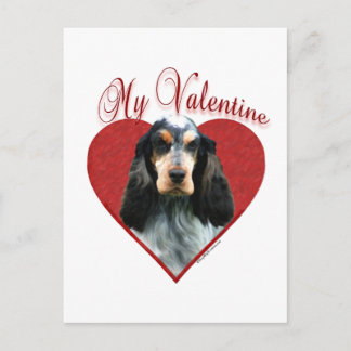 My English Cocker Spaniel Valentine Holiday Postcard