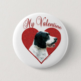 My English Springer Spaniel Valentine Button