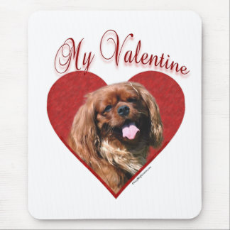 My English Toy Spaniel Valentine Mouse Pad