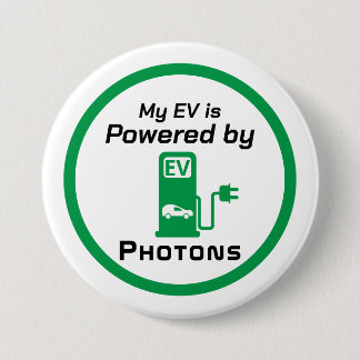 My EV is Powered by Photons Button