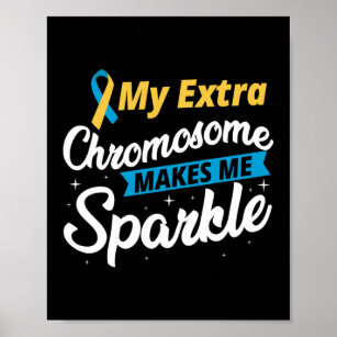 My Extra Chromosome Down Syndrome Awareness Sped Poster