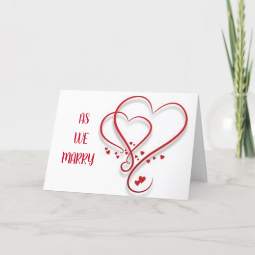 MY EYES ALWAYS SEARCH FOR YOU MY LOVE WEDDING HOLIDAY CARD