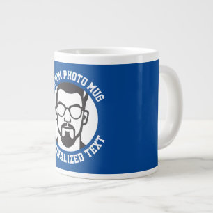 My Face on a CHELSEA BLUE Custom Giant Mug