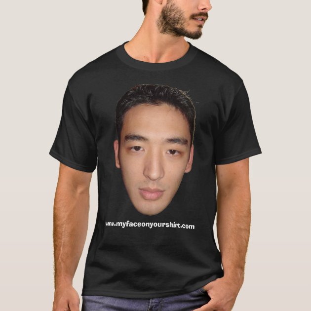 friends face on shirt