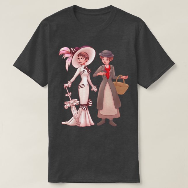 My Fair Lady Sticker T-Shirt (Design Front)