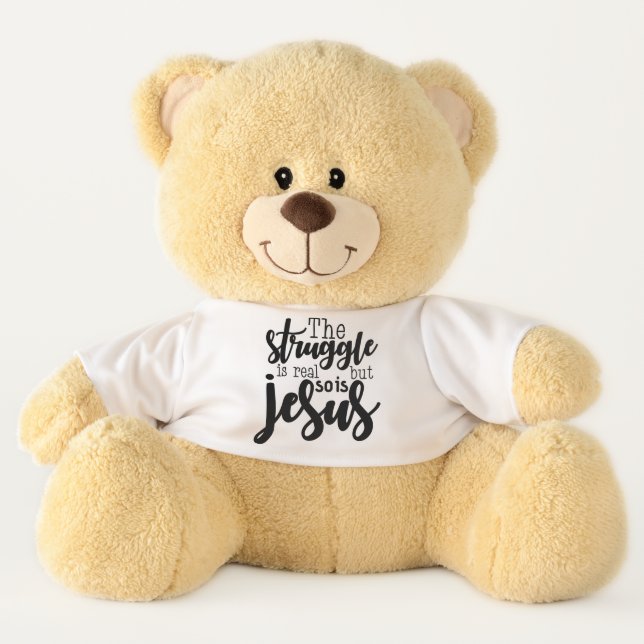 My faith buddy bear - 21" Sherman Teddy Bear (Front)