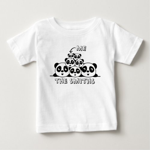 My Family and me  2 parents 5 kids  Baby T_Shirt