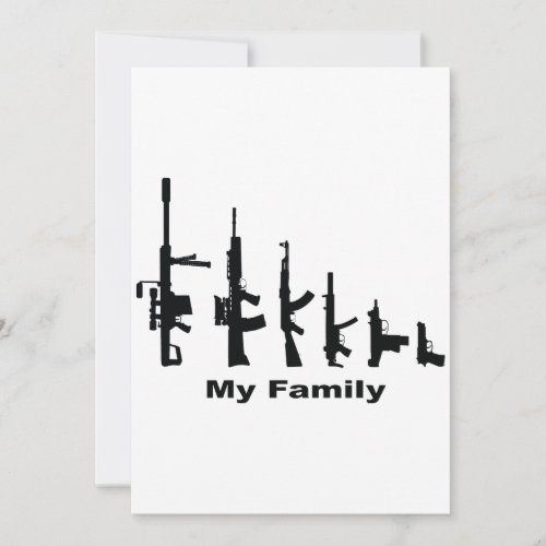 My Family (I Love Guns) Announcement