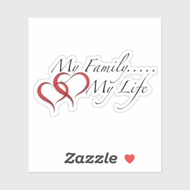 My Family My Life Sticker (Sheet)