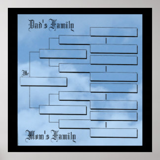 My Family Tree 24"x24" Poster