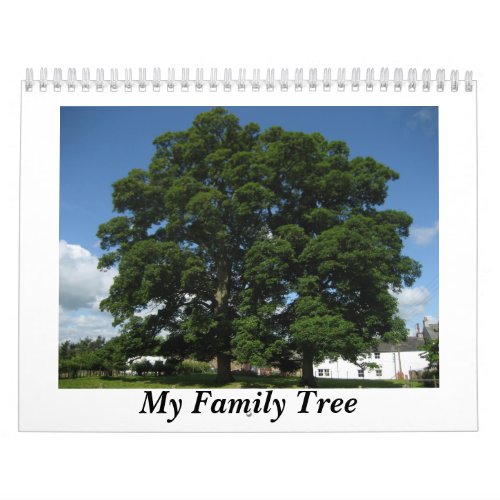 My family Tree Calendar