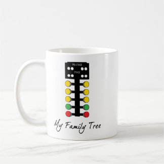 My Family Tree - Drag Racing Christmas Tree Coffee Mug