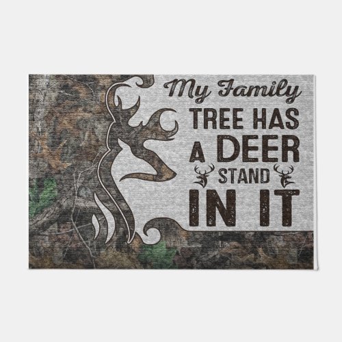 My Family Tree Has A Deer Stand In It Doormat