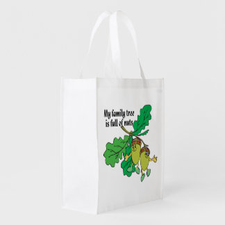 My Family Tree Is Full Of Nuts Reusable Grocery Bag