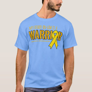 My Father in law is a Warrior Sarcoma Ribbon vinta T-Shirt