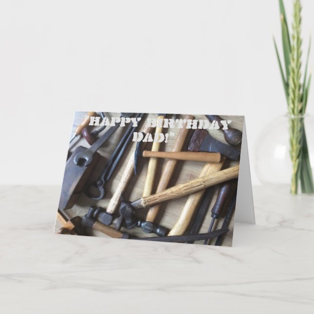 My Father's Tools Card (Front)