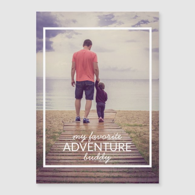 My Favorite Adventure Buddy Photo Father's Day (Front)