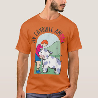 My Favorite Animool Cow Farming Agriculture Ranche T-Shirt