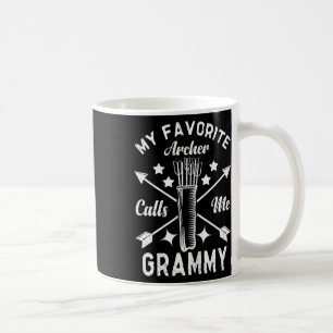 My Favorite Archer Calls Me Grammy Bow Hunting Arc Coffee Mug