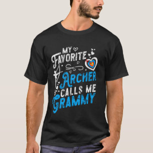 My Favorite Archer Calls Me Nana Archery Nana Gran T-Shirt
