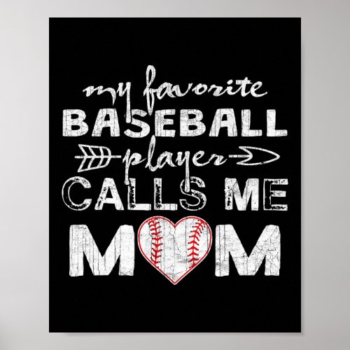 My Favorite Baseball Player Calls Me Mom  Poster