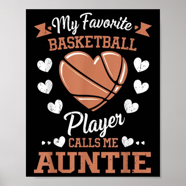 My Favorite Basketball Player Calls Me Auntie  Poster (Front)