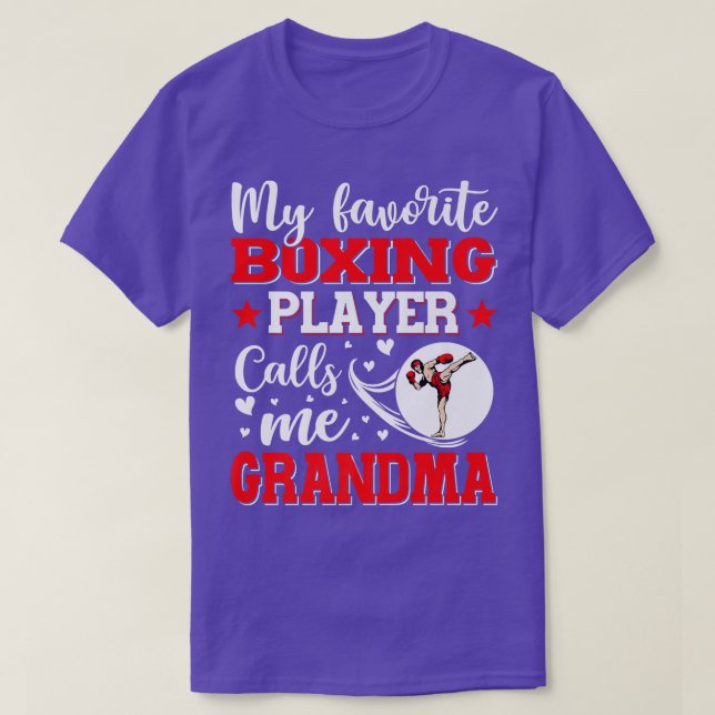 My Favorite Boing Player Calls Me Grandma Mother's T-Shirt (Design Front)