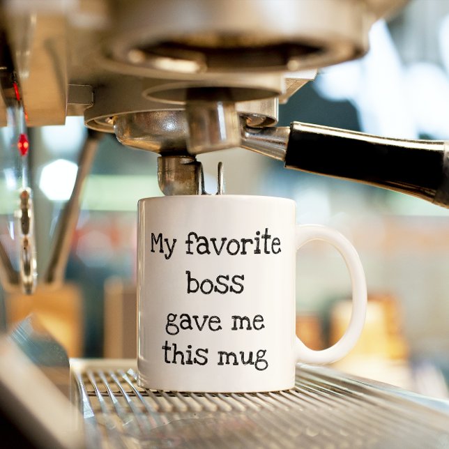 My Favorite Boss Gave me Mug Work Gift  (Creator Uploaded)