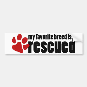 My Favorite Breed Bumper Sticker