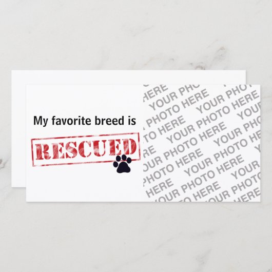 My Favorite Breed Is Rescued (Front/Back)