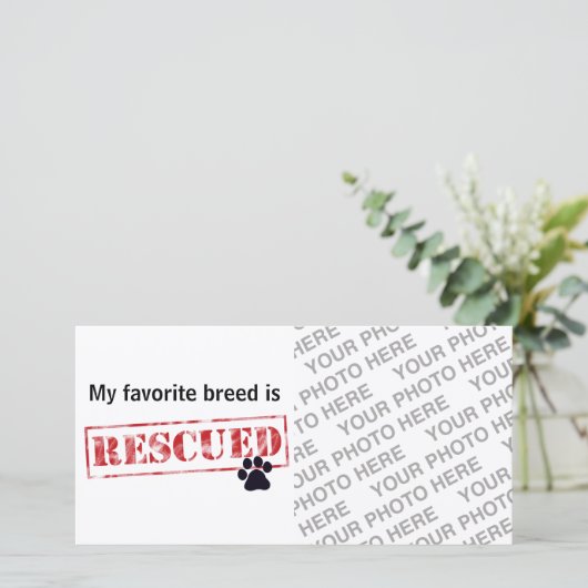 My Favorite Breed Is Rescued (Standing Front)
