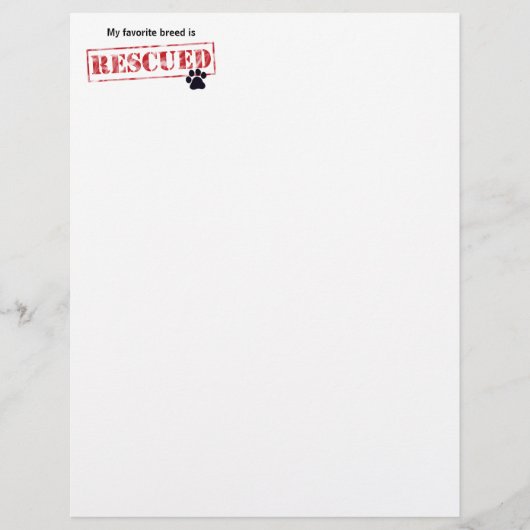 My Favorite Breed Is Rescued (Front)