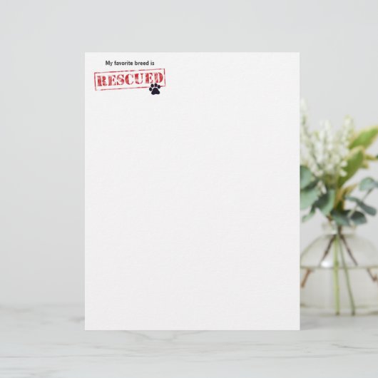 My Favorite Breed Is Rescued (Standing Front)