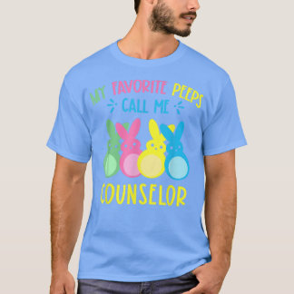 My Favorite Bunnies Call Me Counselor School Couns T-Shirt