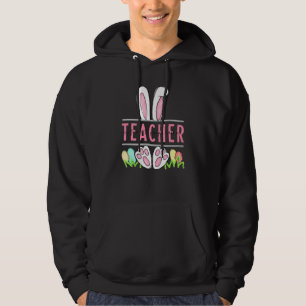 My Favorite Bunnies Call Me Teacher Happy Easter D Hoodie