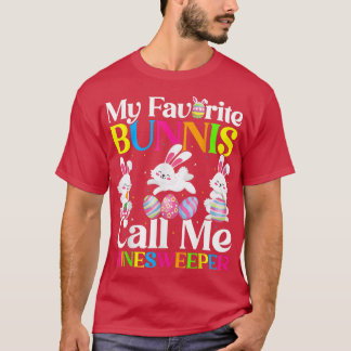 My Favorite Bunny Call Me Minesweeper Easter T-Shirt