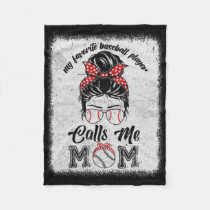 My Favorite Bysebyll Player Calls Me Mom Bysebyll Fleece Blanket