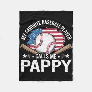 My Favorite Bysebyll Player Calls Me Pappy Usa Fla Fleece Blanket