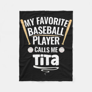 My Favorite Bysebyll Player Calls Me Tita Fleece Blanket