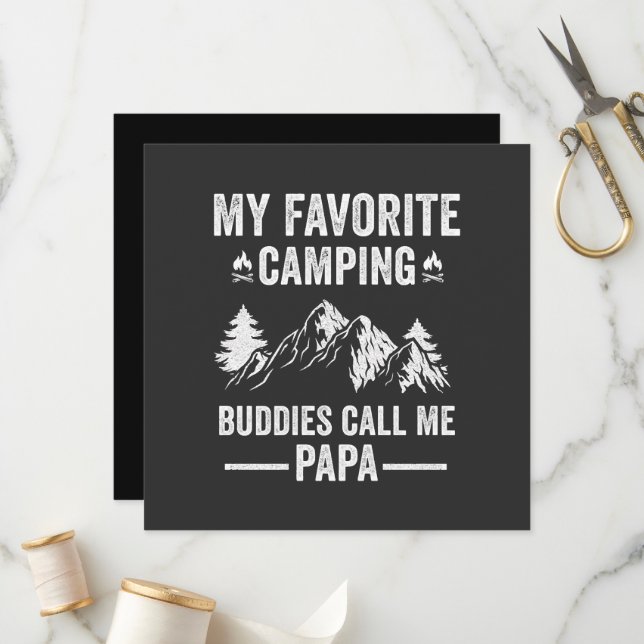 My Favorite Camping - Buddies Call Me Papa Program (Front/Back In Situ)