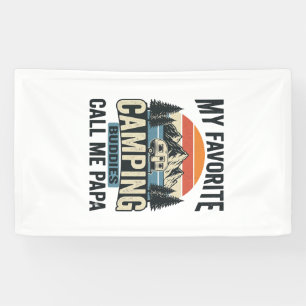 My Favorite Camping Buddies Call Me Papa Shirt_1 Banner