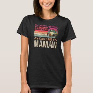 My Favorite Camping Buddies Calls Me Mamaw Vintage T-Shirt